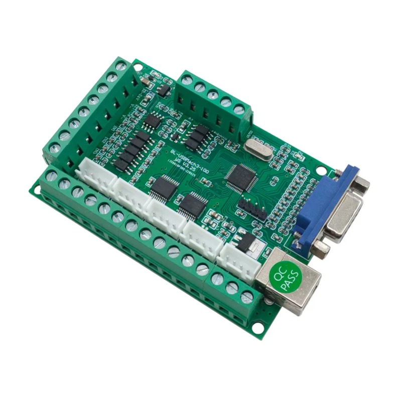 1 ชิ้น บอร์ดควบคุม บอร์ดแยกสัญ - 5 Axis Cnc Breakout Board Interface Mach3 บทวิจารณ์และราคา
